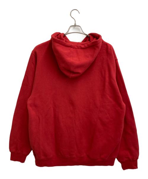 stussy（ステューシー）stussy (ステューシー) プルオーバーパーカー レッド サイズ:SIZE Lの古着・服飾アイテム