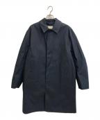 MACKINTOSHマッキントッシュ）の古着「ゴム引きステンカラーコート」｜ネイビー