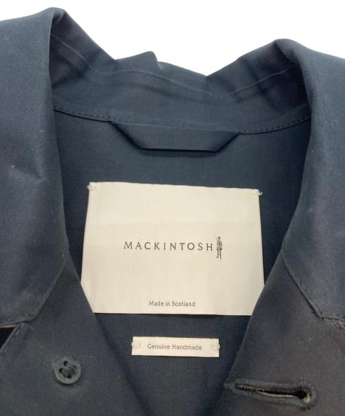 MACKINTOSH（マッキントッシュ）MACKINTOSH (マッキントッシュ) ゴム引きステンカラーコート ネイビー サイズ:SIZE 38の古着・服飾アイテム