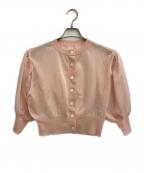 SEVEN TEN by MIHO KAWAHITOセブン テン バイ ミホ カワヒト）の古着「シアーブラウス」｜ピンク