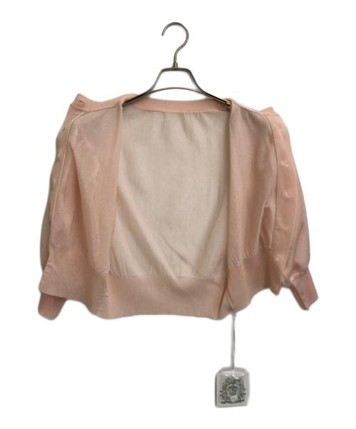 SEVEN TEN by MIHO KAWAHITO（セブン テン バイ ミホ カワヒト）SEVEN TEN by MIHO KAWAHITO (セブン テン バイ ミホ カワヒト) シアーブラウス ピンク サイズ:SIZE S 未使用品の古着・服飾アイテム