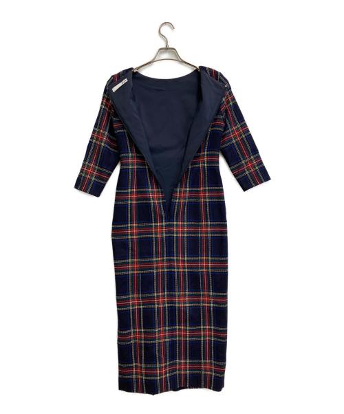 JENNE（ジェンヌ）JENNE (ジェンヌ) フレンチレトロチェックワンピース マルチカラー サイズ:SIZE Sの古着・服飾アイテム