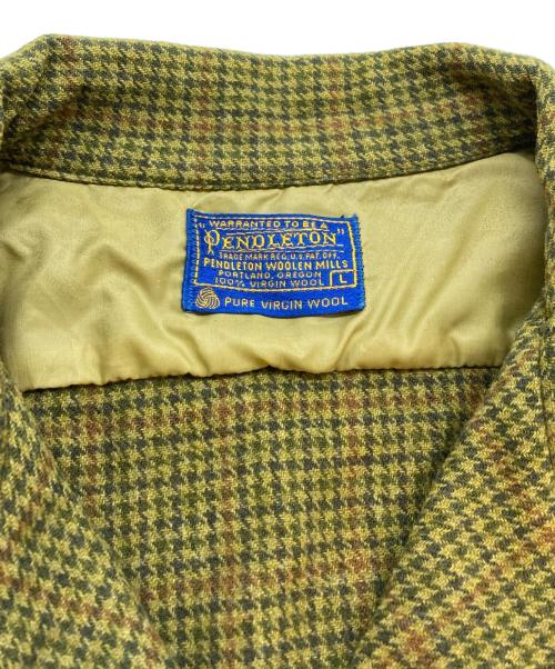 PENDLETON（ペンドルトン）PENDLETON (ペンドルトン) ウールボードシャツ グリーン サイズ:Ｌの古着・服飾アイテム