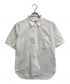 COMME des GARCONS HOMME PLUSコムデギャルソンオムプリュス）の古着「ストライプ半袖シャツ」｜ホワイト