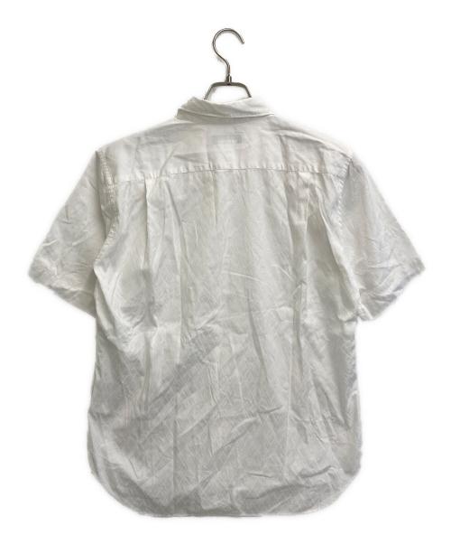 COMME des GARCONS HOMME PLUS（コムデギャルソンオムプリュス）COMME des GARCONS HOMME PLUS (コムデギャルソンオムプリュス) ストライプ半袖シャツ ホワイト サイズ:SIZE Sの古着・服飾アイテム
