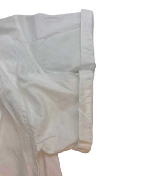 COMME des GARCONS HOMME PLUS（コムデギャルソンオムプリュス）COMME des GARCONS HOMME PLUS (コムデギャルソンオムプリュス) ストライプ半袖シャツ ホワイト サイズ:SIZE Sの古着・服飾アイテム