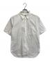 COMME des GARCONS HOMME PLUS（コムデギャルソンオムプリュス）の古着「ストライプ半袖シャツ」｜ホワイト