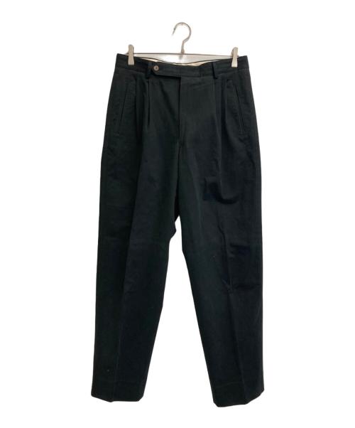 GIORGIO ARMANI（ジョルジョアルマーニ）GIORGIO ARMANI (ジョルジョアルマーニ) コットンパンツ ブラック サイズ:SIZE 50の古着・服飾アイテム