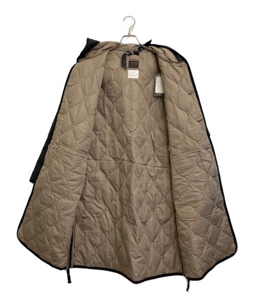 TAION（タイオン）TAION (タイオン) ミリタリー フード ダウンコート ブラック×グレー サイズ:SIZE L 未使用品の古着・服飾アイテム