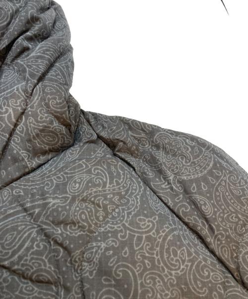 TAION（タイオン）TAION (タイオン) ミリタリー フード ダウンコート ブラック×グレー サイズ:SIZE L 未使用品の古着・服飾アイテム