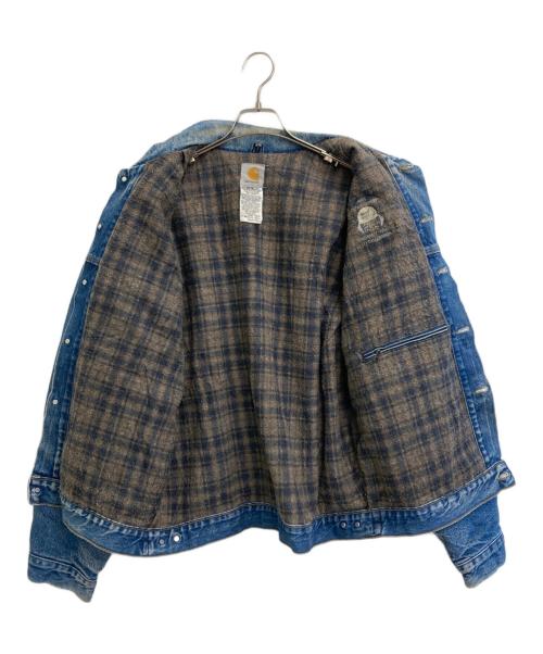CarHartt（カーハート）CarHartt (カーハート) 裏地ブランケットデニムトラッカージャケット インディゴ サイズ:SIZE Lの古着・服飾アイテム