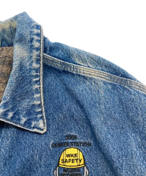 CarHartt（カーハート）CarHartt (カーハート) 裏地ブランケットデニムトラッカージャケット インディゴ サイズ:SIZE Lの古着・服飾アイテム