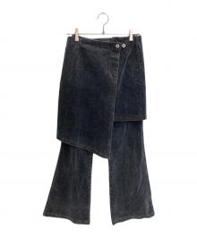 Ameri（アメリ）の古着「25AW UND STRETCH CORDUROY SKIRT WITH PANTS」｜グレー