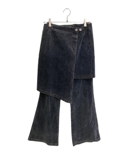Ameri（アメリ）AMERI (アメリ) 25AW UND STRETCH CORDUROY SKIRT WITH PANTS グレー サイズ:SIZE Mの古着・服飾アイテム