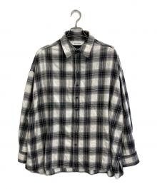provoke×AP STUDIO（プロヴォーク×エーピーストゥディオ）の古着「Oversized check Shirt」｜ホワイト×ブラック