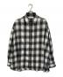 Provoke（プロヴォーク）の古着「Oversized check Shirt」｜ホワイト×ブラック