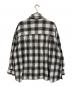 Provoke (プロヴォーク) AP STUDIO (エーピーストゥディオ) Oversized check Shirt ホワイト×ブラック サイズ:SIZE 36：8000円