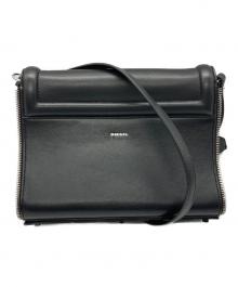 DIESEL（ディーゼル）の古着「BIGロゴ スモール ショルダーバッグ」｜ブラック