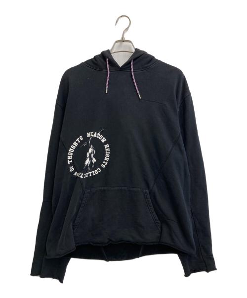 OFFWHITE（オフホワイト）OFFWHITE (オフホワイト) meadow heights プルオーバーパーカー ブラック サイズ:Lの古着・服飾アイテム