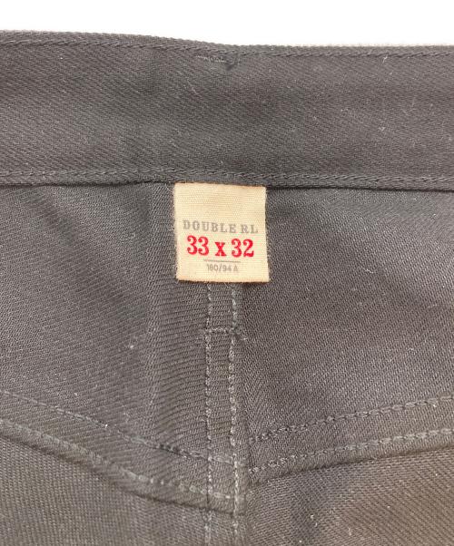 RRL（ダブルアールエル）RRL (ダブルアールエル) ヴィンテージ 5ポケット ブラックオンブラック ジーンズ ブラック サイズ:SIZE 83.5cm (W33)の古着・服飾アイテム