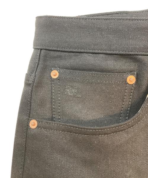 RRL（ダブルアールエル）RRL (ダブルアールエル) ヴィンテージ 5ポケット ブラックオンブラック ジーンズ ブラック サイズ:SIZE 83.5cm (W33)の古着・服飾アイテム