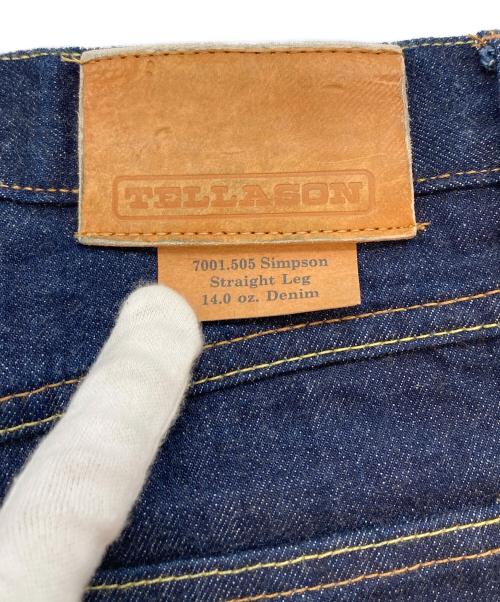 TELLASON（テラソン）TELLASON (テラソン) SIMPSON Straight Leg 14.0 oz デニムパンツ インディゴ サイズ:SIZE 86cm (W34)の古着・服飾アイテム
