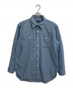 Engineered Garmentsエンジニアド ガーメンツ）の古着「Work Shirt - Cotton Chambray」｜ブルー