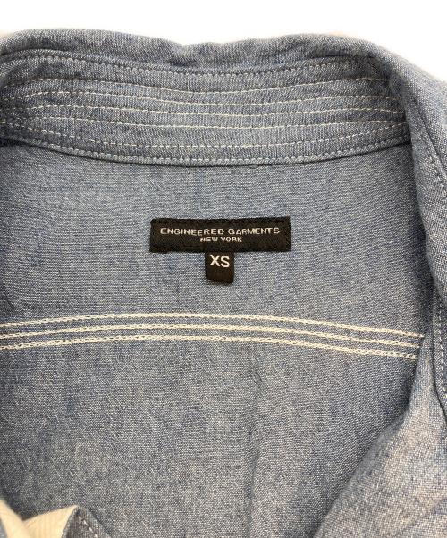 Engineered Garments（エンジニアド ガーメンツ）Engineered Garments (エンジニアド ガーメンツ) Work Shirt - Cotton Chambray ブルー サイズ:SIZE XSの古着・服飾アイテム