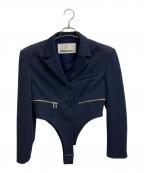 PRANK PROJECTプランクプロジェクト）の古着「Jacket Rompers」｜ネイビー