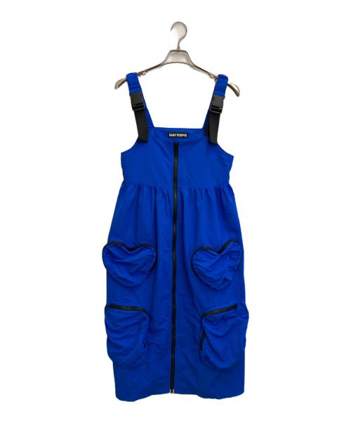 Candy Stripper（キャンディーストリッパー）Candy Stripper (キャンディーストリッパー) POCKET ZIP ONE-PIECE ブルー サイズ:SIZE Freeの古着・服飾アイテム