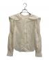 RHODOLIRION（ロドリリオン）の古着「Two-way Cape Collar Blouse」｜アイボリー