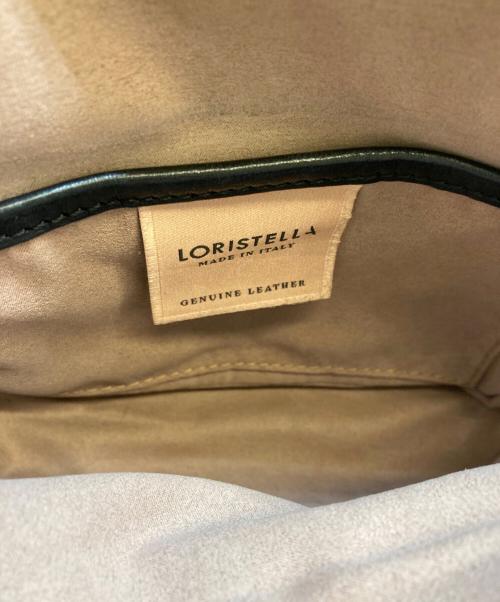 LORISTELLA（ロリステッラ）LORISTELLA (ロリステッラ) レザーショルダーバッグ ブラックの古着・服飾アイテム