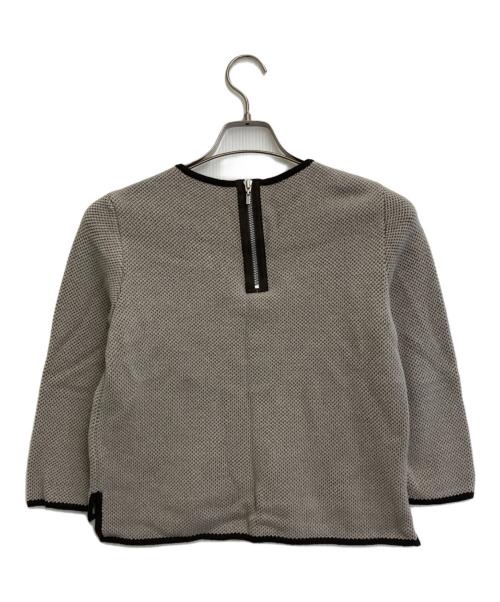 FOXEY（フォクシー）FOXEY (フォクシー) Knit Suit Chiboust ベージュ×ブラウン サイズ:SIZE 40の古着・服飾アイテム