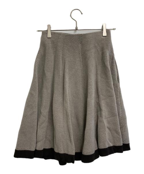 FOXEY（フォクシー）FOXEY (フォクシー) Knit Suit Chiboust ベージュ×ブラウン サイズ:SIZE 40の古着・服飾アイテム