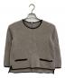 FOXEY (フォクシー) Knit Suit Chiboust ベージュ×ブラウン サイズ:SIZE 40：14000円