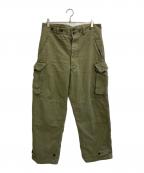French Armyフランス軍）の古着「M-47前期カーゴパンツ」｜オリーブ