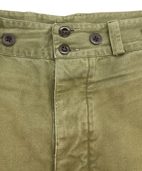 French Army（フランス軍）FRENCH ARMY (フランス軍) M-47前期カーゴパンツ オリーブ サイズ:Freeの古着・服飾アイテム