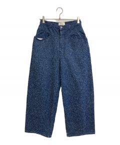 中古・古着通販】Ameri (アメリ) LACE DOCKING FADE DENIM PANTS 中古・古着通販】Ameri (アメリ) LACE DOCKING FADE DENIM PANTS
