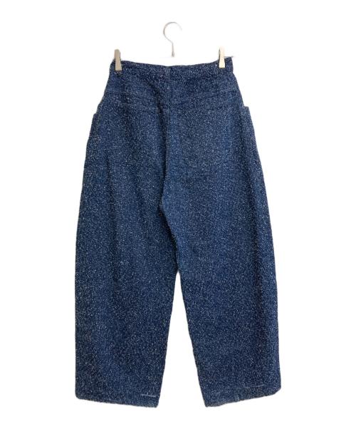 Ameri（アメリ）AMERI (アメリ) MEDI SCRATCH OVAL WIDE DENIM ネイビー サイズ:SIZE 26の古着・服飾アイテム