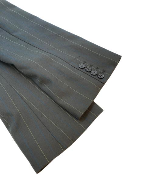 Ameri（アメリ）AMERI (アメリ) 26SS DEFORMATION PINSTRIPE JACKET グレー サイズ:M 未使用品の古着・服飾アイテム
