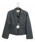 AMERI（アメリ）の古着「26SS DEFORMATION PINSTRIPE JACKET」｜グレー