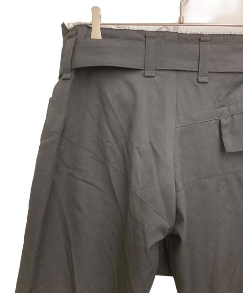 YOHJI YAMAMOTO（ヨウジヤマモト）YOHJI YAMAMOTO (ヨウジヤマモト) カットオフデザインウールサロペット ブラック サイズ:1の古着・服飾アイテム