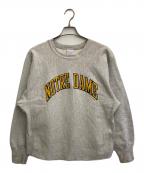 Champion REVERSE WEAVEチャンピオン リバース ウィーブ）の古着「90s カレッジロゴスウェット」｜グレー