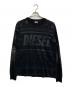 DIESEL（ディーゼル）の古着「L/Sプリントカットソー」｜ブラック