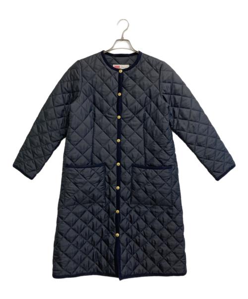 Traditional Weatherwear（トラディショナルウェザーウェア）Traditional Weatherwear (トラディショナルウェザーウェア) ARKLEY LONG キルティングコート ネイビー サイズ:36の古着・服飾アイテム