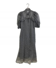 中古・古着通販】JUSGLITTY (ジャスグリッティー) 5分袖シアーブラウス