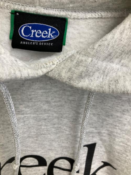 Creek（クリーク）Creek (クリーク) quiet mountain (クワイエット マウンテン) プルオーバーパーカー ライトグレー サイズ:不明の古着・服飾アイテム