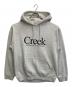 Creek（クリーク）の古着「プルオーバーパーカー」｜ライトグレー