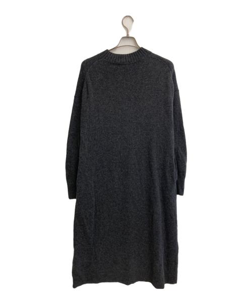 23区（ニジュウサンク）23区 (ニジュウサンク) 【洗える】カシミヤブレンド ニットワンピース グレー サイズ:SIZE 44の古着・服飾アイテム