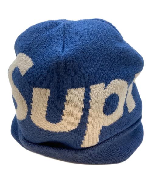 SUPREME（シュプリーム）Supreme (シュプリーム) 24AW big logo beanie ブルーの古着・服飾アイテム